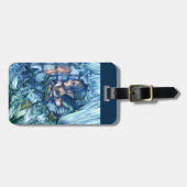 Frost Fairy Meisje's Uitzicht van een Sapphire Win Bagagelabel (Voorkant horizontaal)