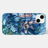 Frost Fairy Meisje's Uitzicht van een Sapphire Win Case-Mate iPhone Case (Achterkant (horizontaal))
