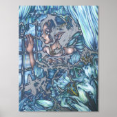 Frost Fairy Meisje's Uitzicht van een Sapphire Win Folie Afdrukken (Voorkant)