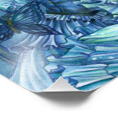 Frost Fairy Meisje's Uitzicht van een Sapphire Win Foto Afdruk (Hoek)