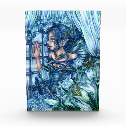 Frost Fairy Meisje's Uitzicht van een Sapphire Win Fotoblokken (Voorkant)