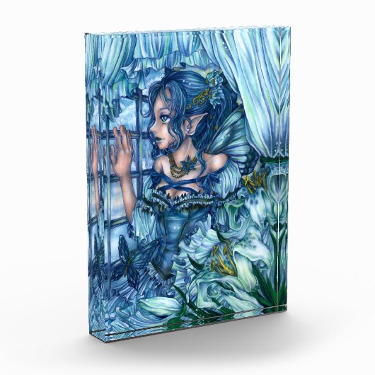 Frost Fairy Meisje's Uitzicht van een Sapphire Win Fotoblokken (Links)