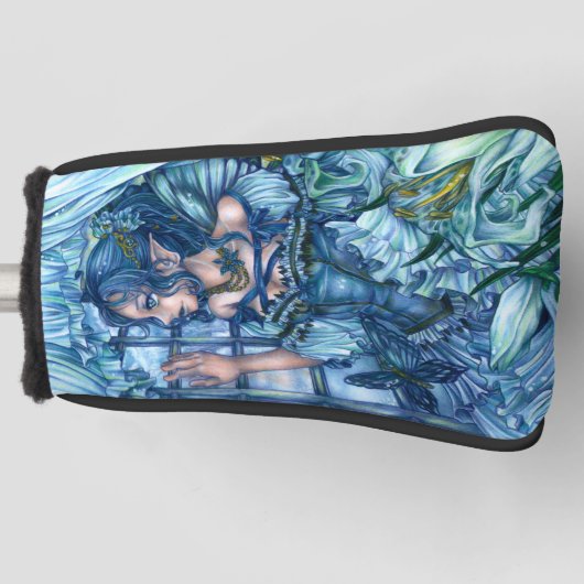 Frost Fairy Meisje's Uitzicht van een Sapphire Win Golfheadcover (Voorkant)