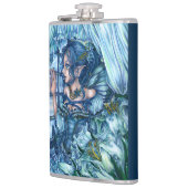 Frost Fairy Meisje's Uitzicht van een Sapphire Win Heupfles (Links)