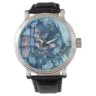 Frost Fairy Meisje's Uitzicht van een Sapphire Win Horloge