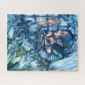 Frost Fairy Meisje's Uitzicht van een Sapphire Win Legpuzzel (Horizontaal)