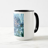 Frost Fairy Meisje's Uitzicht van een Sapphire Win Mok (Voorkant rechts)