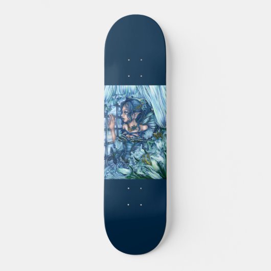 Frost Fairy Meisje's Uitzicht van een Sapphire Win Persoonlijk Skateboard (Voorkant)