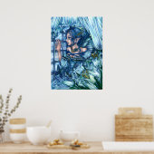 Frost Fairy Meisje's Uitzicht van een Sapphire Win Poster (Keuken)