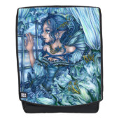 Frost Fairy Meisje's Uitzicht van een Sapphire Win Rugtassen (Voorkant)