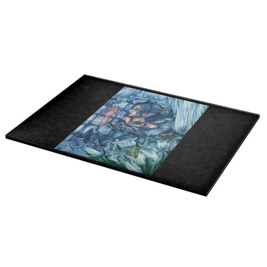 Frost Fairy Meisje's Uitzicht van een Sapphire Win Snijplank (Hoek)