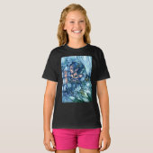 Frost Fairy Meisje's Uitzicht van een Sapphire Win T-shirt (Voorkant volledig)