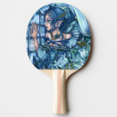 Frost Fairy Meisje's Uitzicht van een Sapphire Win Tafeltennisbatje (Achterkant)