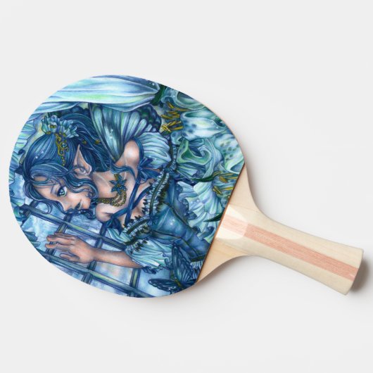 Frost Fairy Meisje's Uitzicht van een Sapphire Win Tafeltennisbatje (Zijkant)