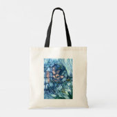 Frost Fairy Meisje's Uitzicht van een Sapphire Win Tote Bag (Achterkant)