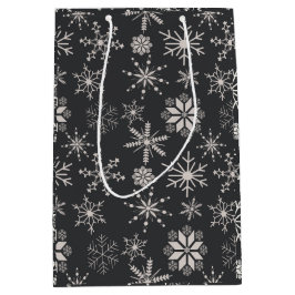 Frost & Flourish Sneeuwvlokken – Middernacht Medium Cadeauzakje