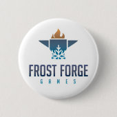 Frost Forge Games Round Button (Voorkant)
