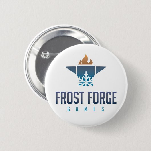Frost Forge Games Round Button (Voorkant /achterkant)