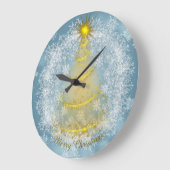 Frost & Glow Holiday Clock – Snowflake Wall Clock Grote Klok (Hoek)