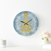 Frost & Glow Holiday Clock – Snowflake Wall Clock Grote Klok (Huis)