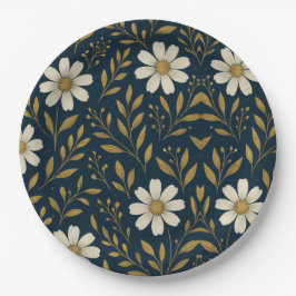 Frost & Gold Daisies Papieren Bord