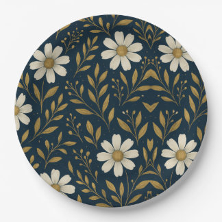 Frost & Gold Daisies Papieren Bord
