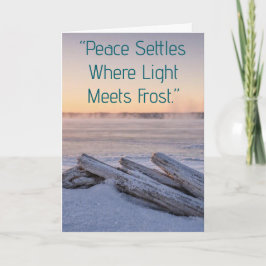 Frost Horizon Kerstkaart — Drijfhout Kaart