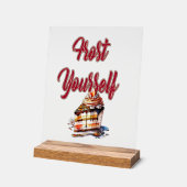 Frost jezelf acryl bord (Hoek)