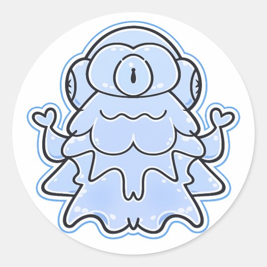 Frost Kageko Fantasy Wezen Sticker (Voorkant)