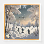 "Frost-Kussed Moments" Servet (Voorkant)