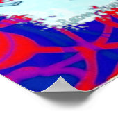 Frost Man Snow Wereldbol Folk Art Poster (Hoek)