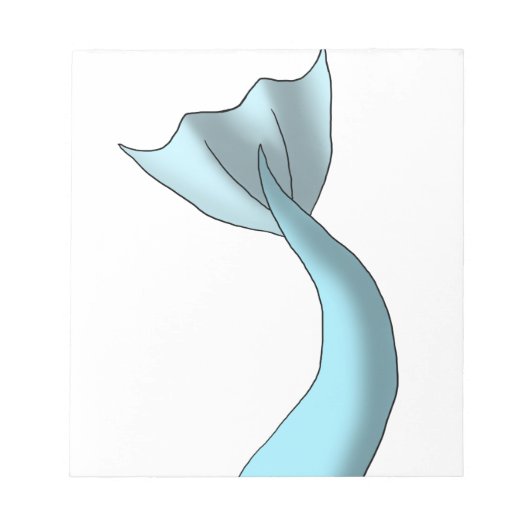 Frost Mermaid Tail Notitieblok (Voorkant)