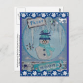 Frost Moon Briefkaart (Voorkant / Achterkant)