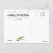 Frost Moon Briefkaart (Achterkant)