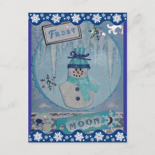 Frost Moon Briefkaart (Voorkant)