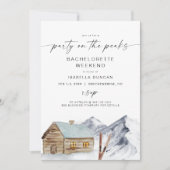 FROST Mountain Ski Cabin Bachelorette Itinerary Kaart (Voorkant)