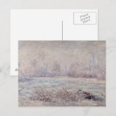 Frost nabij Vetheuil, 1880 Briefkaart (Voorkant / Achterkant)