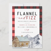 FROST Red Flannel & Fizz Winter Bachelorette Kaart (Voorkant)