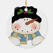 Frost Snowman Holiday Ornament (Achterkant)