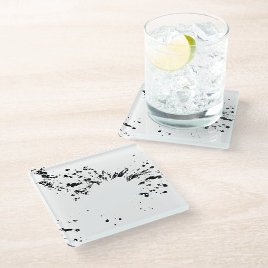 Frost Splash Glas Onderzetter (Schuin)