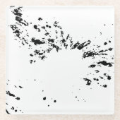 Frost Splash Glas Onderzetter (Voorkant)