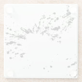 Frost Splash Glas Onderzetter (Achterkant)