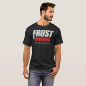 Frost Warning (Black), A Nebraska Football T-shirt (Voorkant volledig)