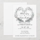 Frost Wedding Uitnodiging (Voorkant / Achterkant)