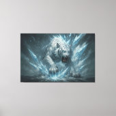 Frost White Tiger – Emperor of the Frozen Realm – Canvas Afdruk (Voorkant)