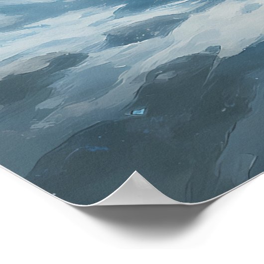 Frost White Tiger – Emperor of the Frozen Realm – Poster (Hoek)