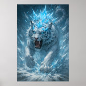 Frost White Tiger – Emperor of the Frozen Realm – Poster (Voorkant)