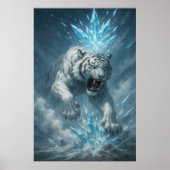 Frost White Tiger – Emperor of the Frozen Realm – Poster (Voorkant)
