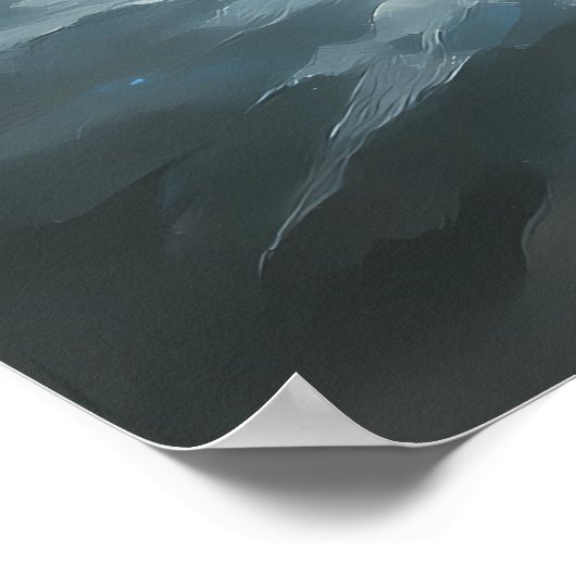 Frost White Tiger – Emperor of the Frozen Realm – Poster (Hoek)