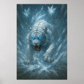 Frost White Tiger – Emperor of the Frozen Realm – Poster (Voorkant)